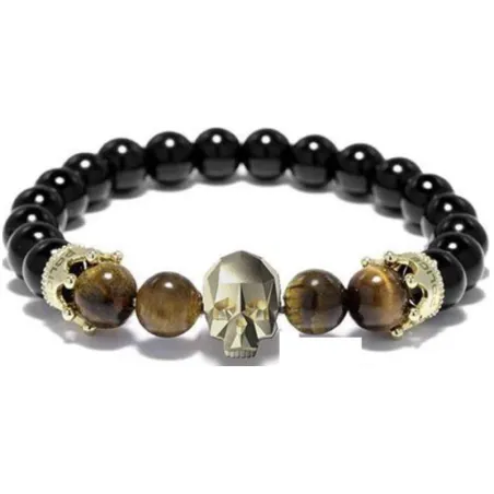 Pulsera Police Jewels Corvey Hombre Negro PJ.26560BSG-02