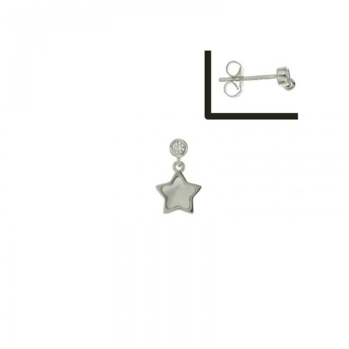 Pendiente Plata arxis Estrella D4138OR0197 R12