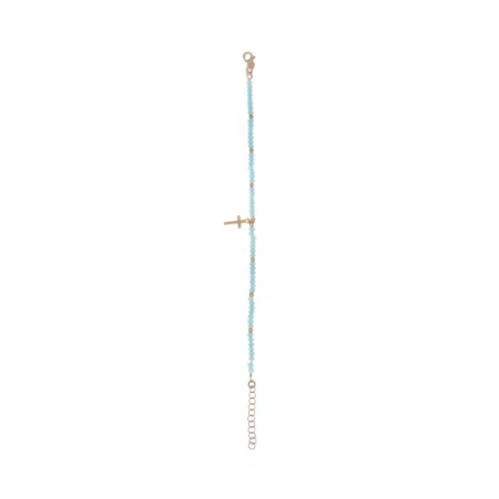 Pulsera Plata arxis cruz baño de oro D5092BK0113 DR0519