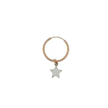 Pendientes Plata arxis Estrella colgante Blanca D5092OR0016 DR12