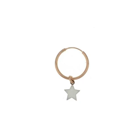 Pendientes Plata arxis Estrella colgante Blanca D5092OR0016 DR12