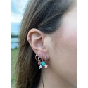 Pendientes Plata arxis Estrella colgante Blanca D5092OR0016 DR12