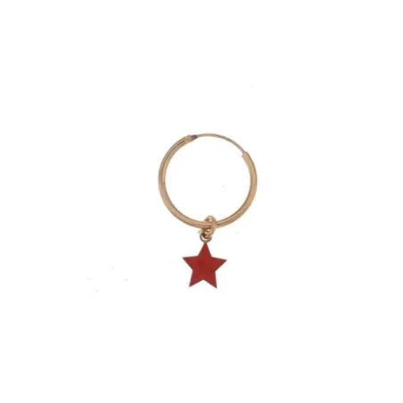 Pendientes Plata arxis Estrella Rojo D5092OR0016 DR01