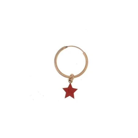 Pendientes Plata arxis Estrella Rojo D5092OR0016 DR01