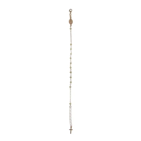 Pulsera Plata arxis cruz baño de oro D5092BK0052 DR1221