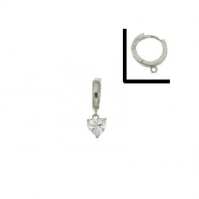 Pendientes Plata arxis Piedra colgante D4113OR0024 R14