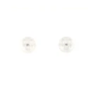 Pendientes arxis Plata Shiny Face perla orgánica 8 milímetros