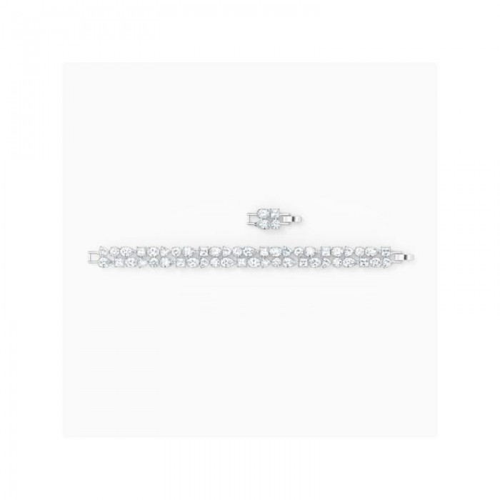 Pulsera Swarovski Mujer Tennis Deluxe Mixed Baño Rodio 5562088