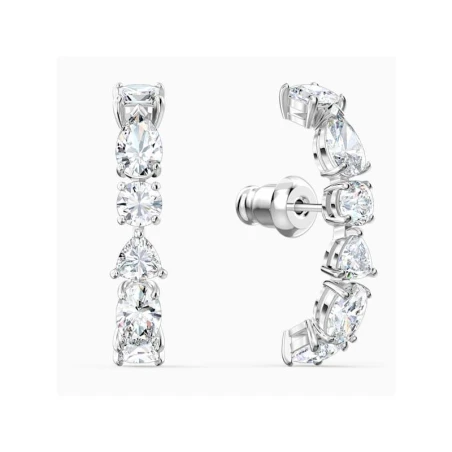 Pendientes Swarovski Tennis Deluxe Mixed Baño Rodio 5563322