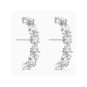Pendientes Swarovski Tennis Deluxe Mixed Baño Rodio 5563322