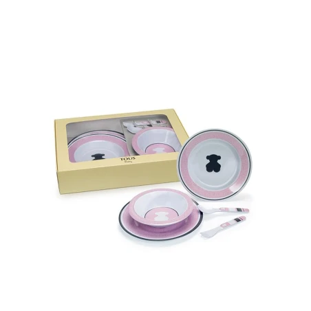 Vajilla de bebé Feeding TOUS Baby Rosa 595820229