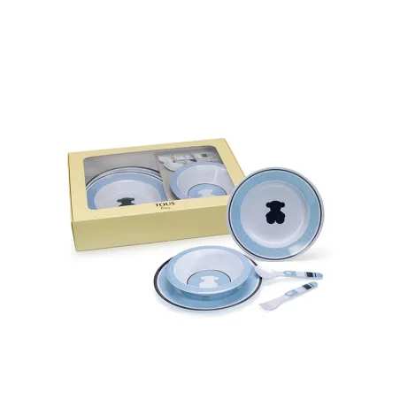 Vajilla de bebé Feeding TOUS Baby Azul Celeste 595820230