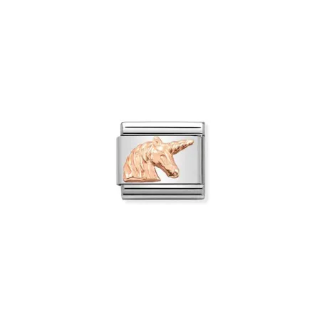 Composable Classic SIMBOLOS RELIEF en acero y oro 9K