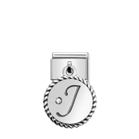 Composable Classic CHARMS LETTERS acero y plata 925 oss. J
