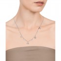 Gargantilla Viceroy Fashion KISS Mujer Estrellas y Lunas  Acero Inoxidable y Circonitas 75199C01010