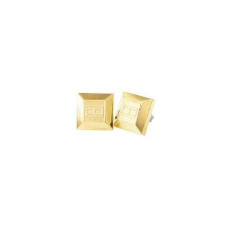 PENDIENTES ACERO AMARIL ROSA H