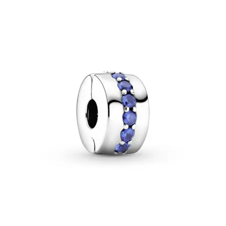 Clip Pandora Brillo Azul 791972C01