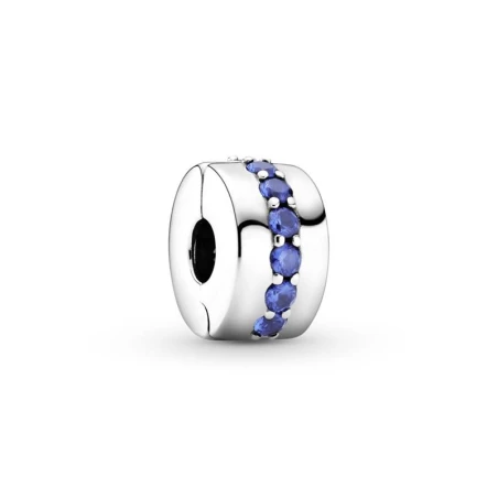 Clip Pandora Brillo Azul 791972C01