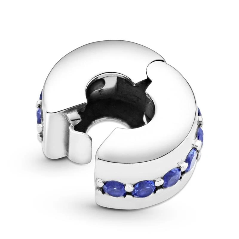 Clip Pandora Brillo Azul 791972C01
