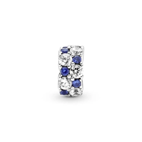 Clip Pandora Brillante Azul 799171C01