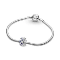 Clip Pandora Brillante Azul 799171C01