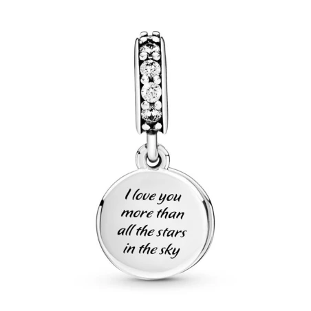 Charm colgante Pandora Cielo Crecente Luna y Estrellas 799216C01