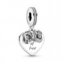 Charm Pandora Corazón Bow & Love 799221C01