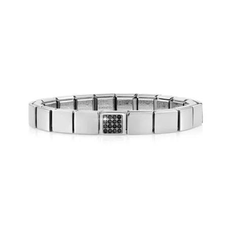 Pulsera GLAM con 1 simbolo Cristales SWAROVSKI NEGROS