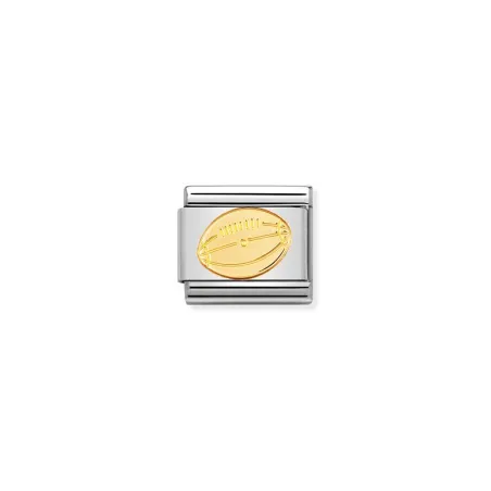 Componible Classic DEPORTES acero y oro de 18k balon rugby