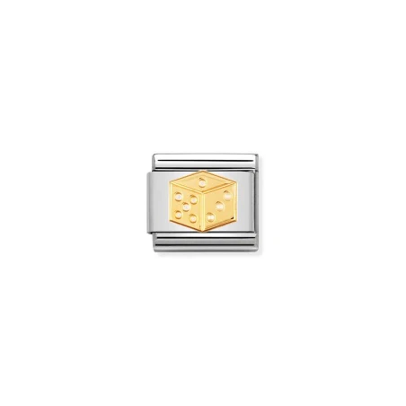 Componible Classic DIVERSION acero y oro de 18k dado