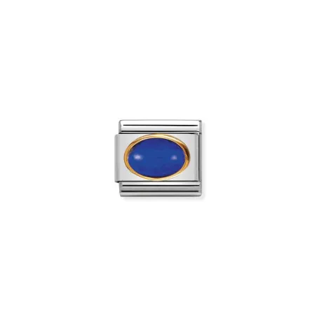 Composable Classic PIEDRAS DURAS OVALADAS en acero y 18k LAPIS