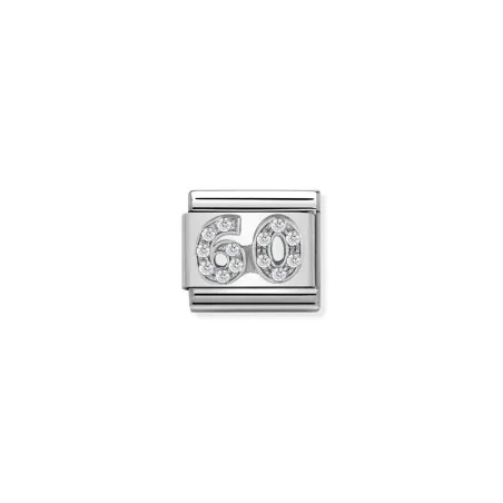 Composable CL SIMBOLOS acero, Cubic Zirc. y plata 925 60