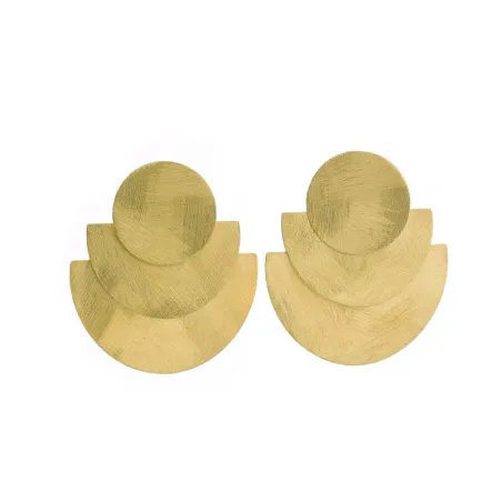 Pendientes Salvatore Mujer Plata Baño Oro 203A0198