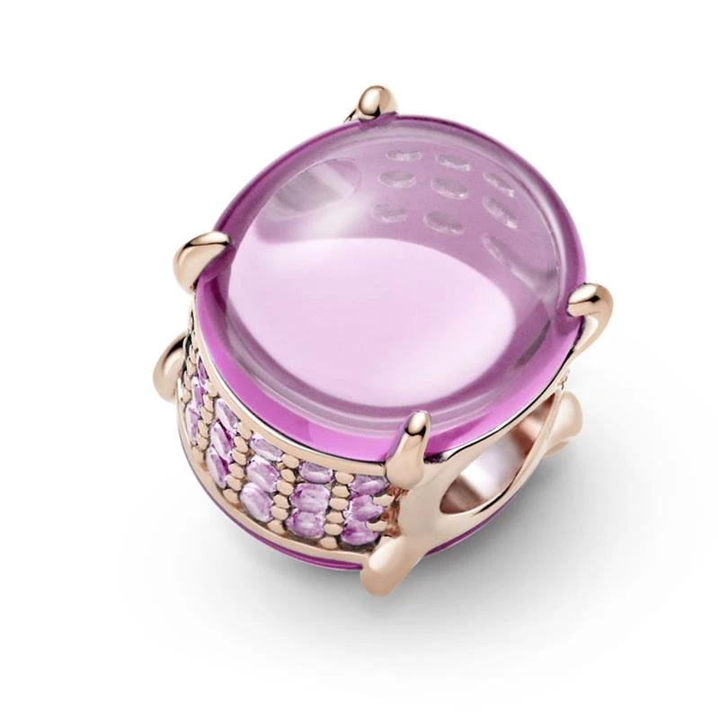 Charm Pandora Rose Cabujón Ovalado Rosa 789309C02