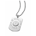 Drift pend.with logo and ss ball chain