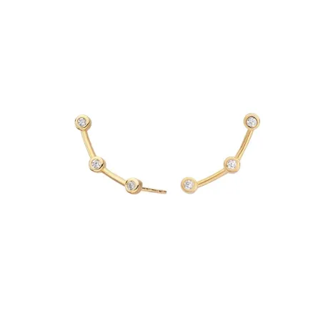 Pendientes Itemporality Mujer Plata Baño Oro y Circonitas SEA-201-116-UU