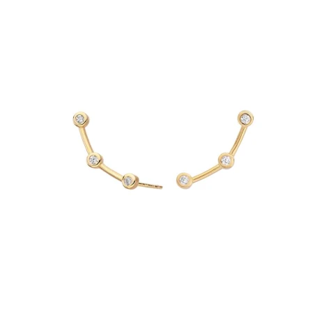 Pendientes Itemporality Mujer Plata Baño Oro y Circonitas SEA-201-116-UU