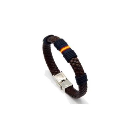Pulsera Hispania Menorca Hombre Marrón y Azul PHF-137-2I-9AA
