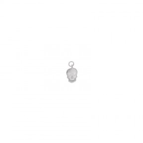 Charm Suelto Salvatore Miscellany Mujer Calavera Plata Baño Rodio Circonitas blancas 213CH023