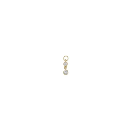 Charm Suelto Salvatore Miscellany Mujer Plata Baño Oro Chatones y Circonitas 213CH036