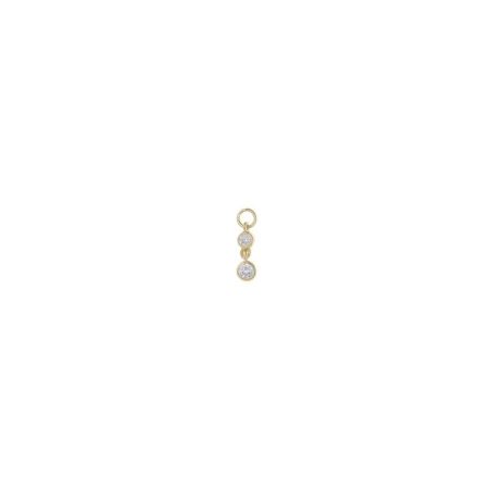 Charm Suelto Salvatore Miscellany Mujer Plata Baño Oro Chatones y Circonitas 213CH036