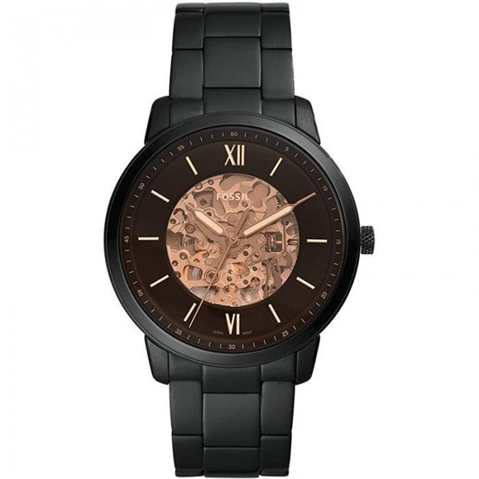 Reloj Fossil Neutra Automatic Hombre Automático Negro y Rosado ME3183