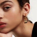 Pendientes PdPaola Ivy Gold Mujer Plata Baño Oro AR01-185-U