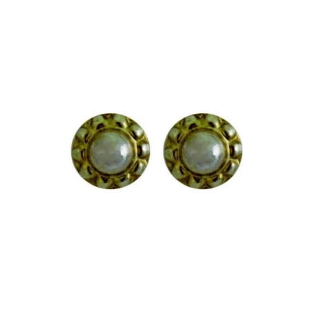 Pdtes plata chapada boton circulo con gallones,