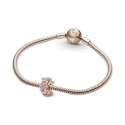Clip Pandora Rose Margarita Rosa 788809C01