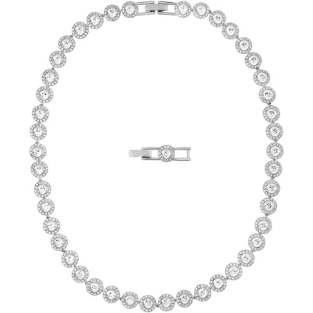 Gargantilla Swarovski Angelic Mujer Baño Rodio y Cristal Blanco 5117703