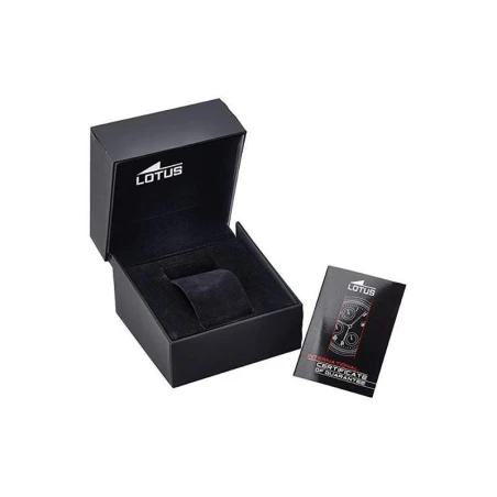 Reloj Lotus Excellent Cronógrafo Hombre Dorado y Negro 18758/3