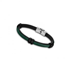 Pulsera Lotus Style Urban Man Hombre Verde y Negro LS1829-2/8
