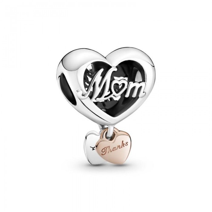 Charm Pandora Rose Corazón Gracias Mamá 789372C00