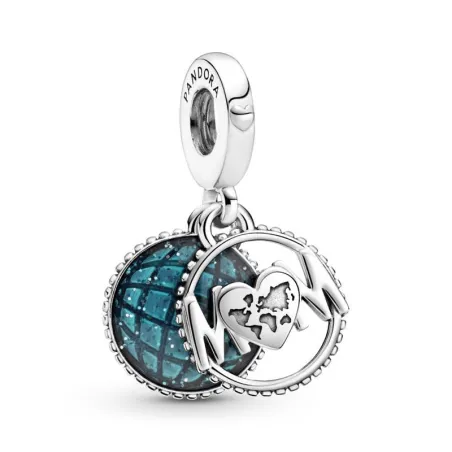 Charm Colgante Pandora Mamá Globo Purpurina 799368C01